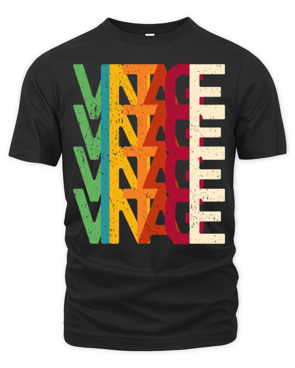 Vintage Text Organic Unisex T-shirt