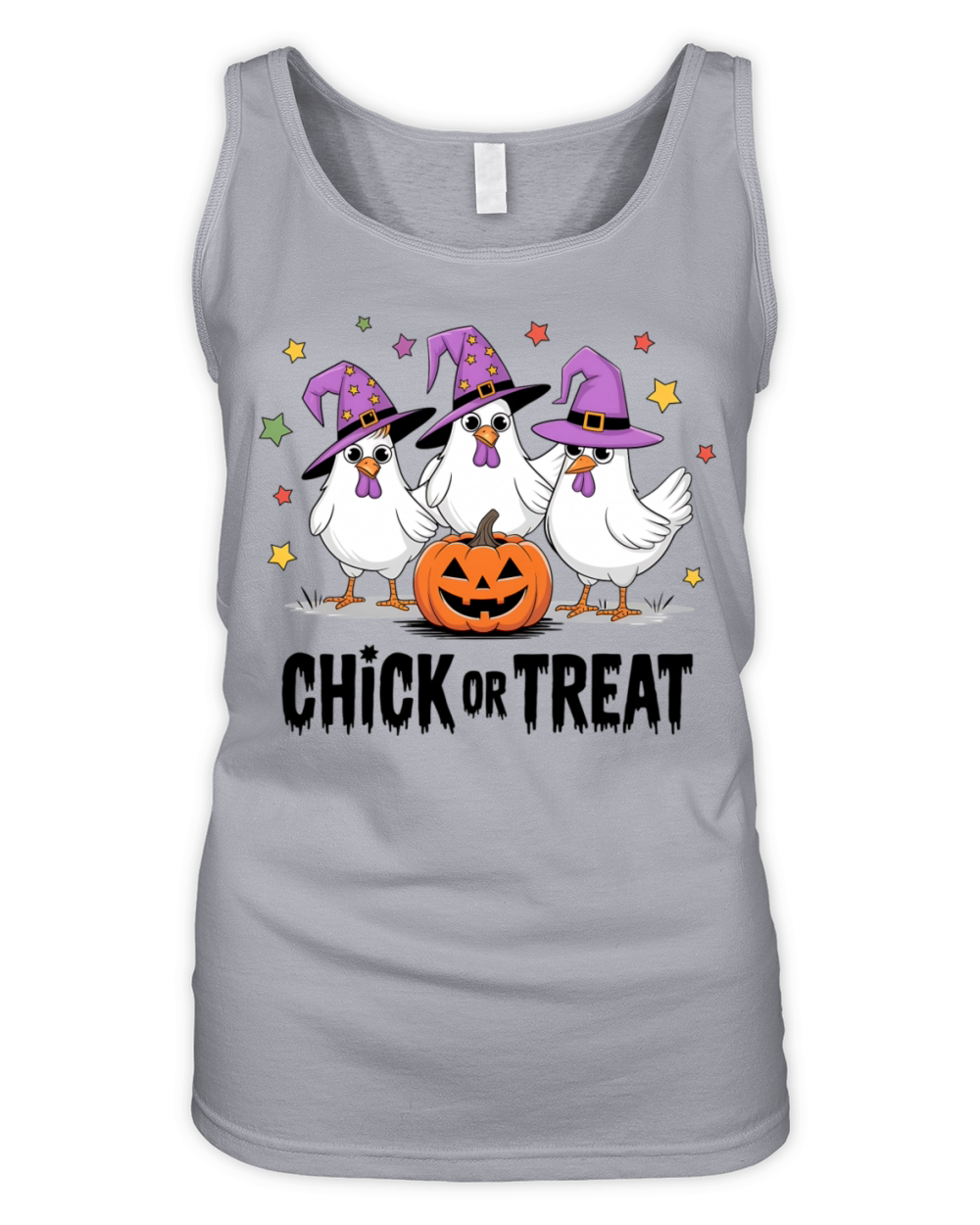 Chick or Treat Halloween Organic Women's Tank Top