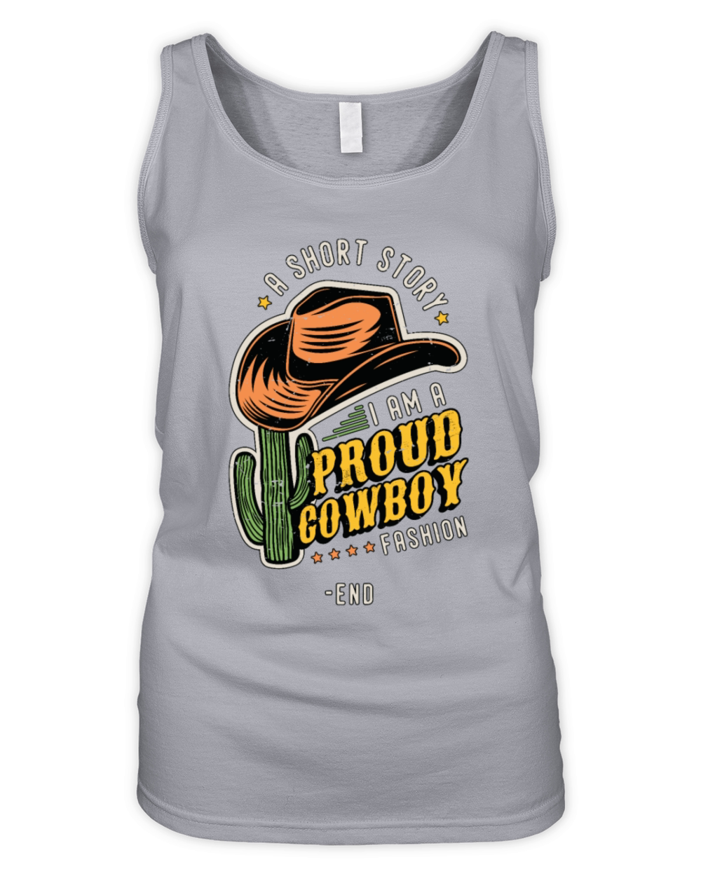 Cowboy Fashion A Short Story I Am A Proud Rancher Organic Women's Tank Top