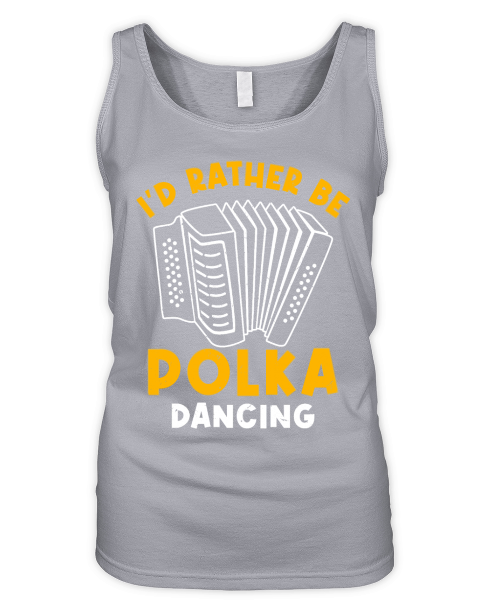 Funny Polka Dance Design for a Polka Muscian Organic Women's Tank Top