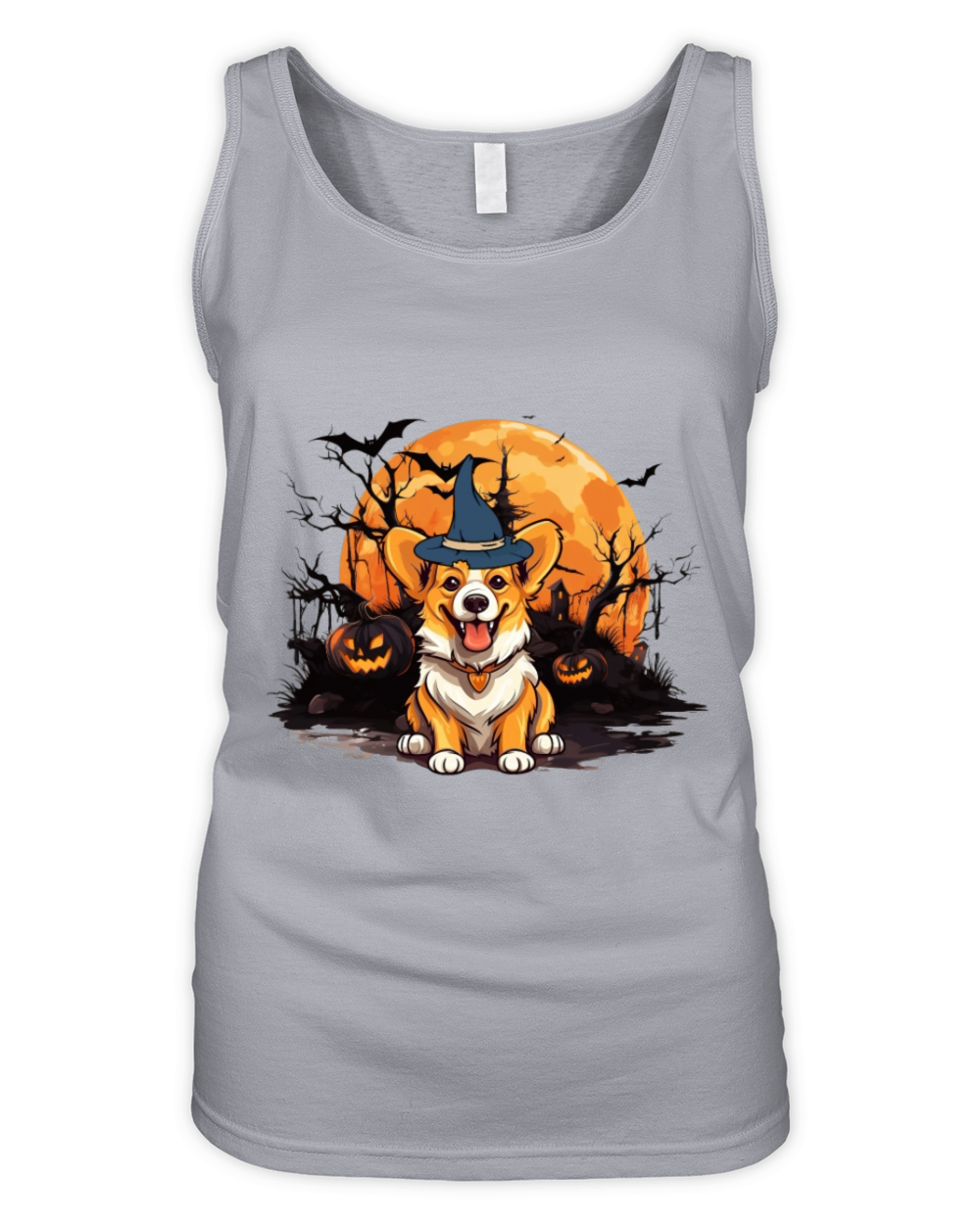 Halloween Costume Dog Lover Owner Corgi Organic Women's Tank Top