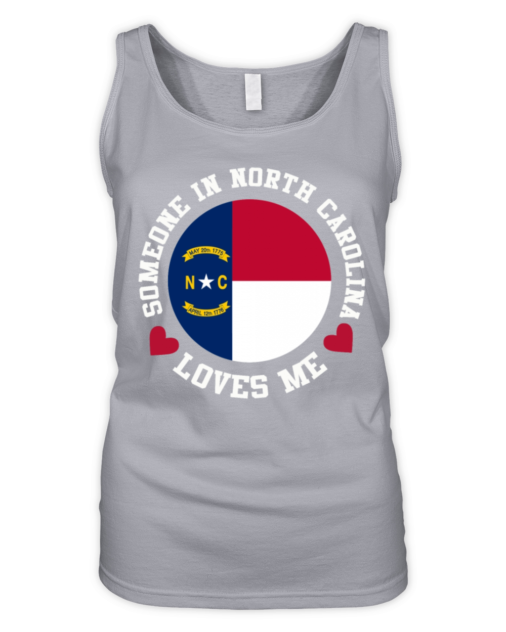 Someone In North Carolina Loves Me Organic Women's Tank Top