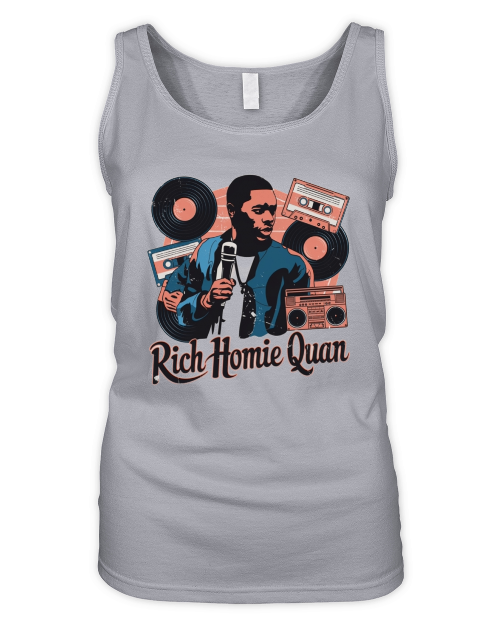 Vintage Quan Vibes Organic Women's Tank Top