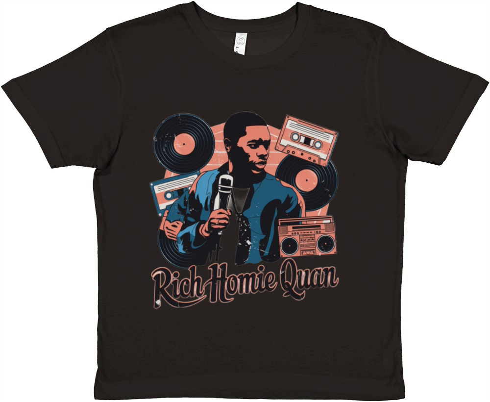 Vintage Quan Vibes Premium Kids Crewneck T-shirt