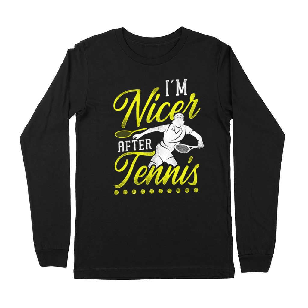 Funny Tennis Player Racket Im Premium Long Sleeve