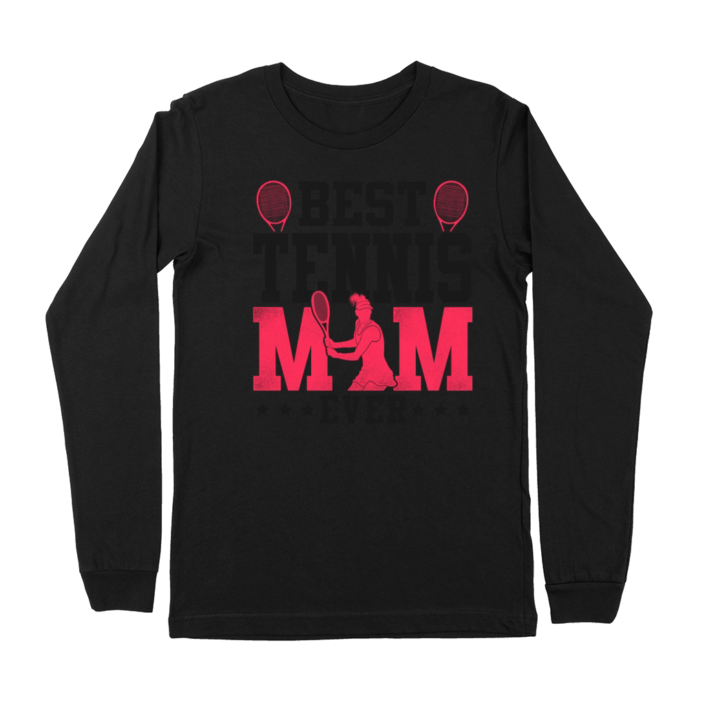 Funny Tennis Player Racket Mom Premium Long Sleeve