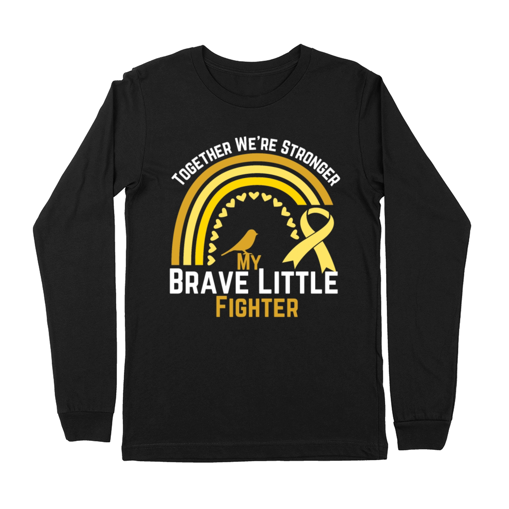 My Brave Little Fighter Cancer Awareness Shirt Premium Long Sleeve