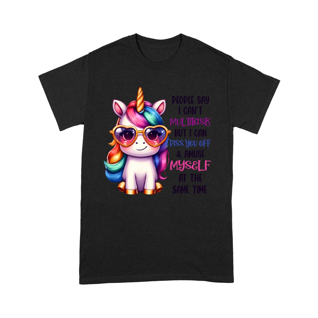 Multitask Unicorn Funny Quote Premium T-shirt