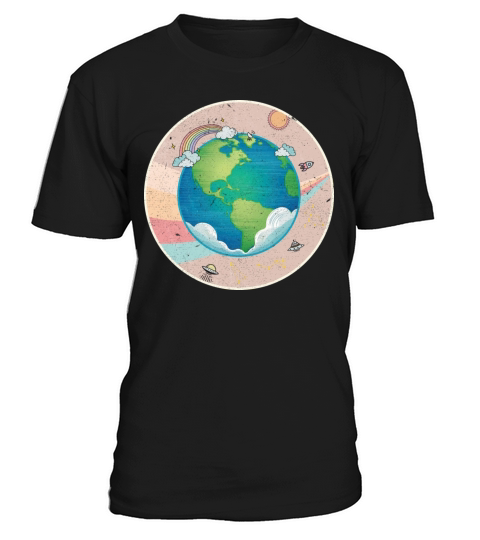 Earth - Planet Vintage T-Shirt Unisex