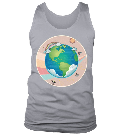 Earth - Planet Vintage Tank Top Unisex