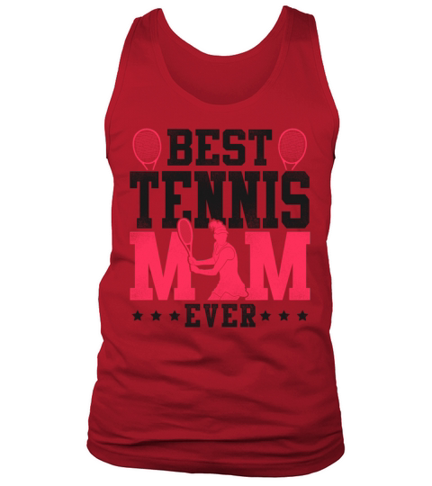 Funny Tennis Player Racket Mom Tank Top Unisex
