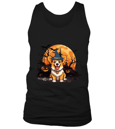 Halloween Costume Dog Lover Owner Corgi Tank Top Unisex