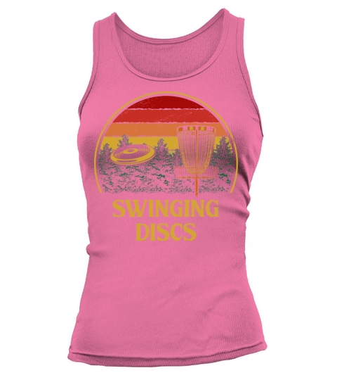 Swinging Discs in Baskets Sports Disc Golf Games G Tank top Woman