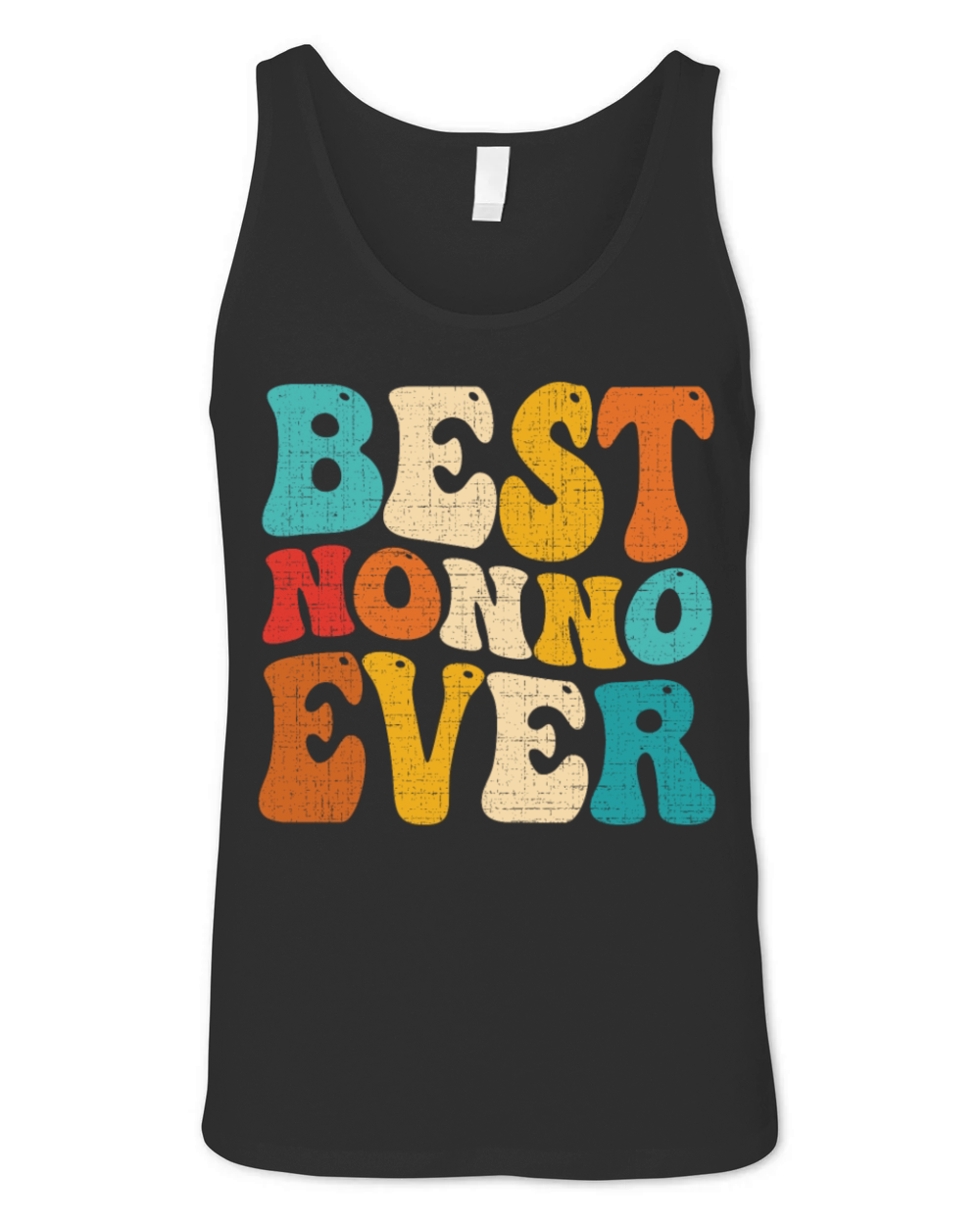 Best Nonno Ever Retro Vintage Grandpa Fathers Day Unisex Jersey Tank