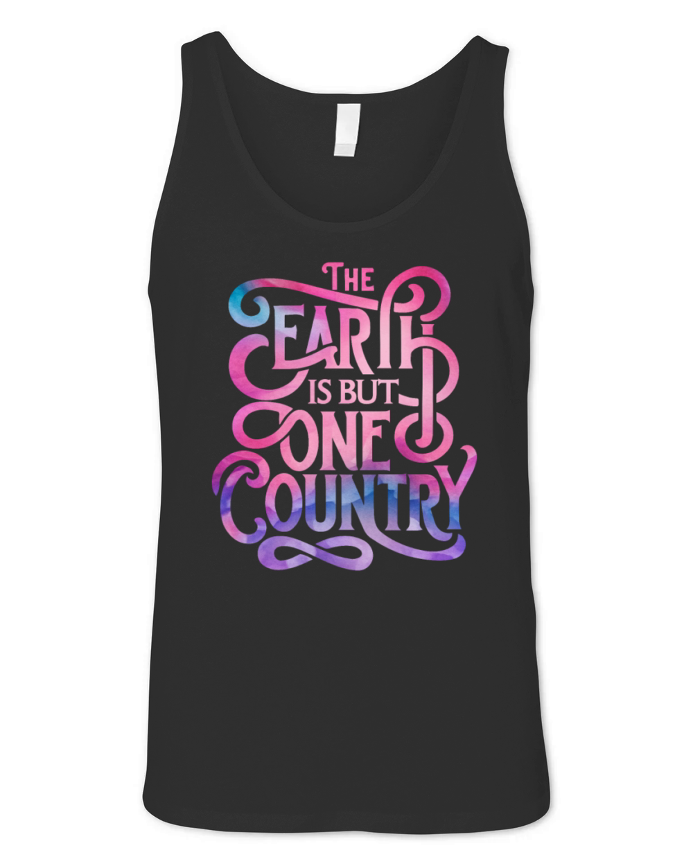The Earth is but One Country Unisex Jersey Tank