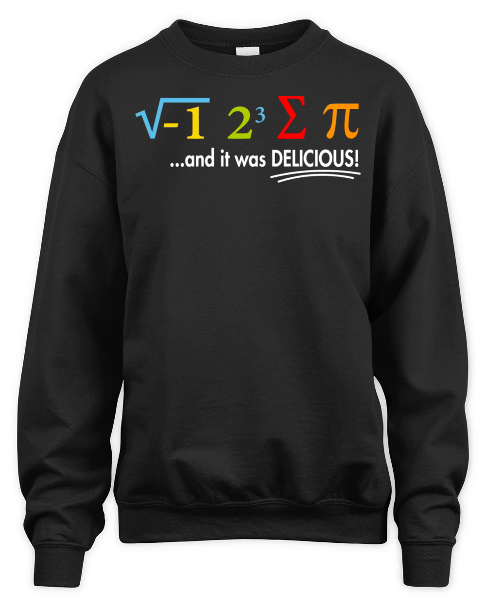 I Ate Some Pie And It Was Delicious 8 Pi Day 1BK9 Unisex Premium Crewneck Sweatshirt