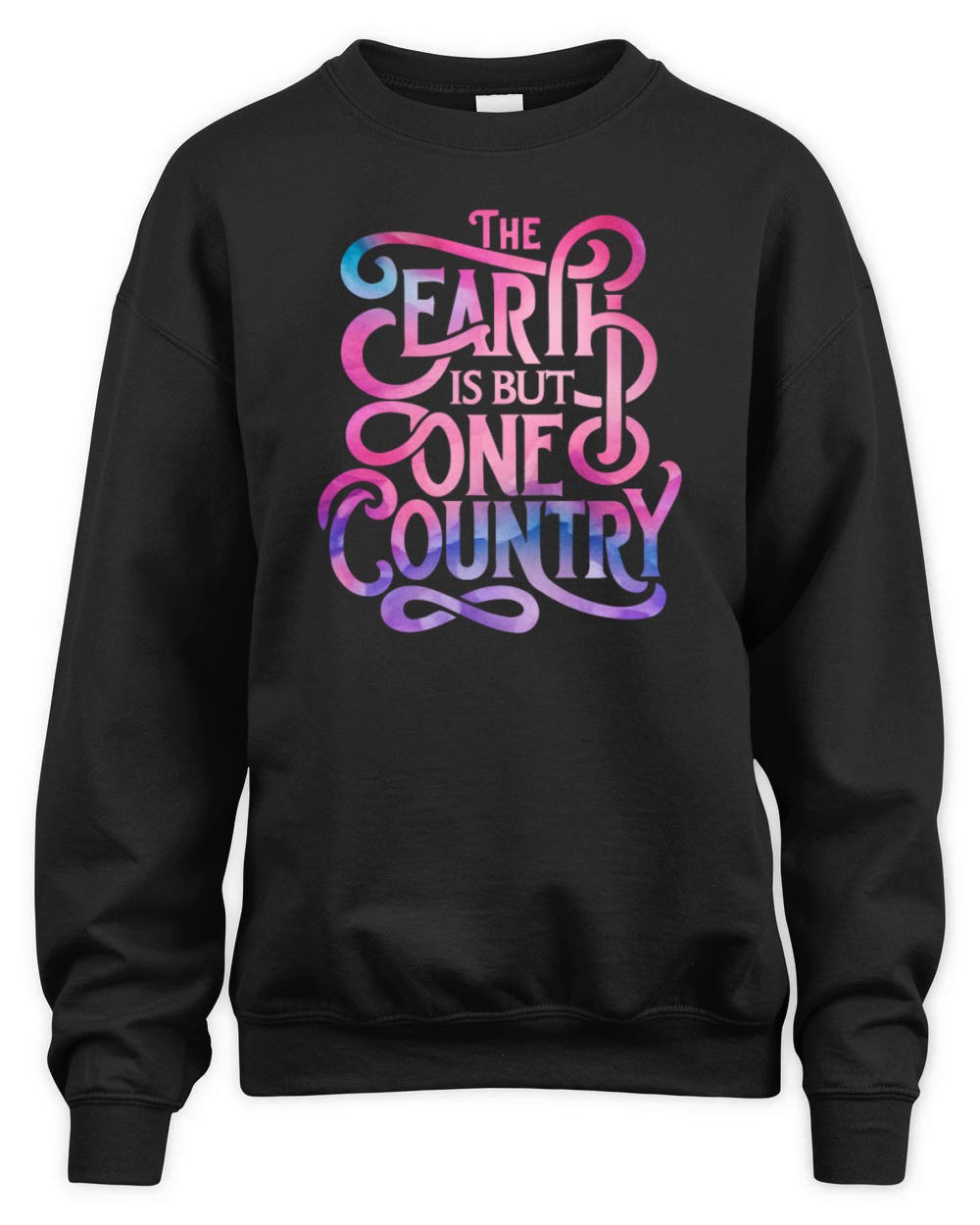 The Earth is but One Country Unisex Premium Crewneck Sweatshirt