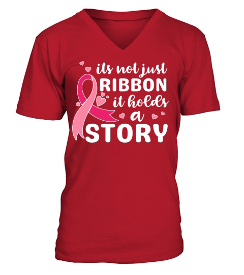 Its not just ribbon it holds a story support shirt V-Neck T-shirt