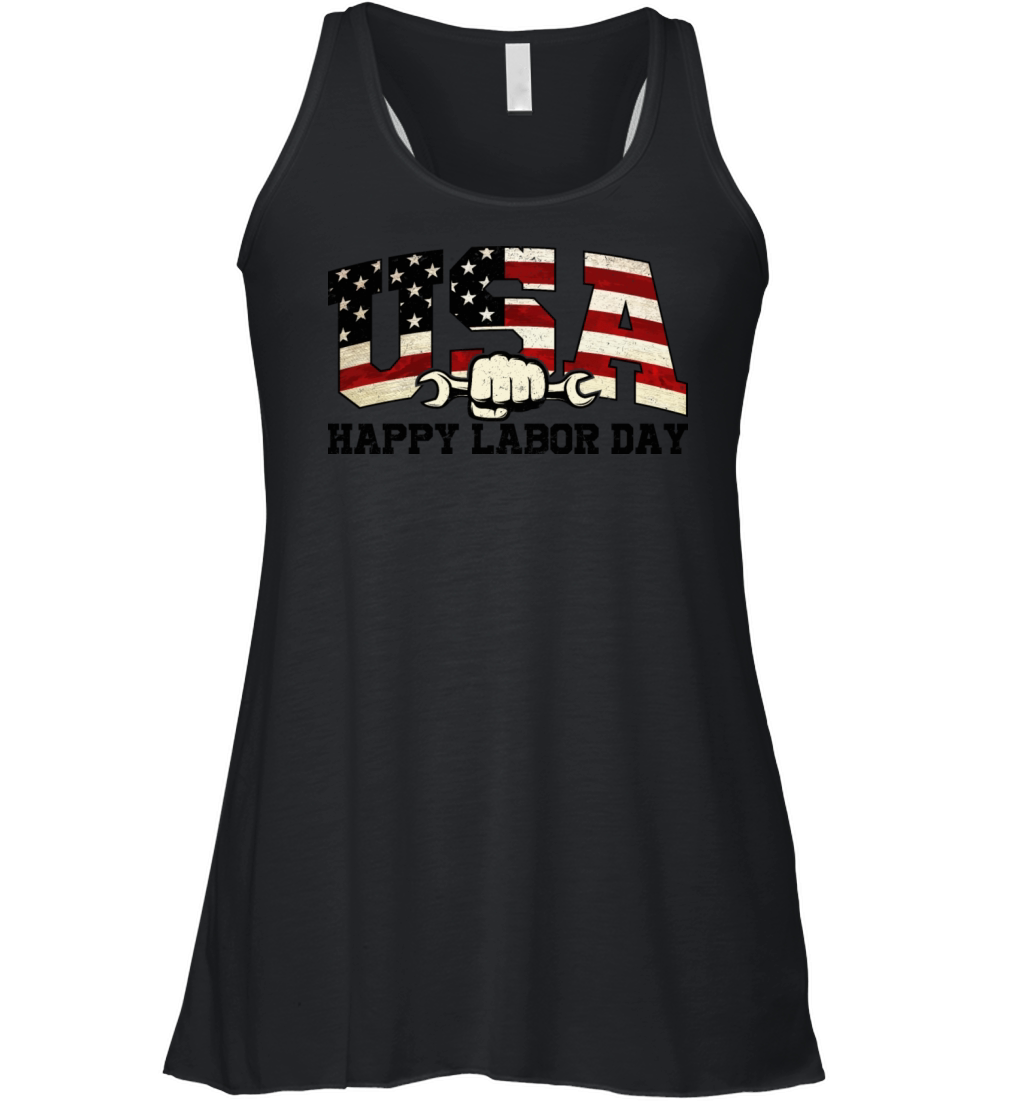 USA Labor Day Women's Flowy Tank Top