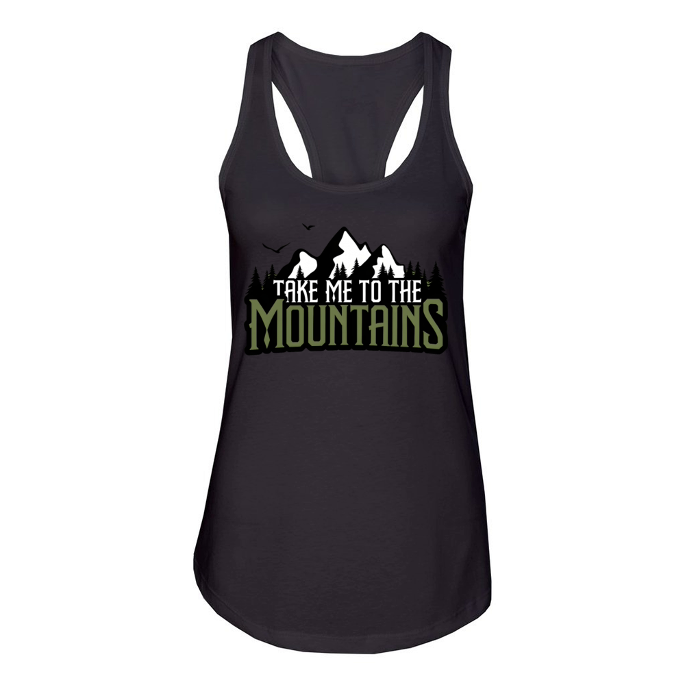 the mountains Women's Racerback Tank