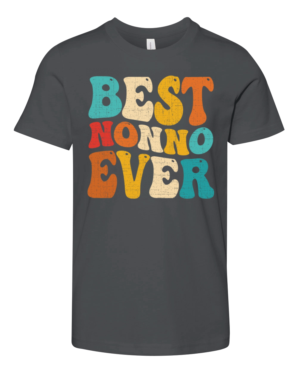 Best Nonno Ever Retro Vintage Grandpa Fathers Day Youth Unisex Jersey Tee