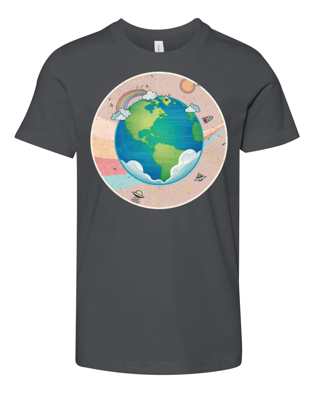 Earth - Planet Vintage Youth Unisex Jersey Tee
