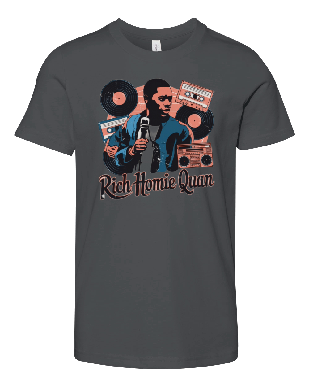 Vintage Quan Vibes Youth Unisex Jersey Tee