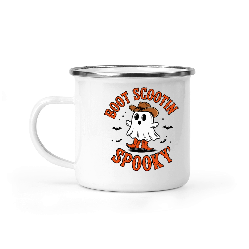 boot scootin spooky Camping Mug