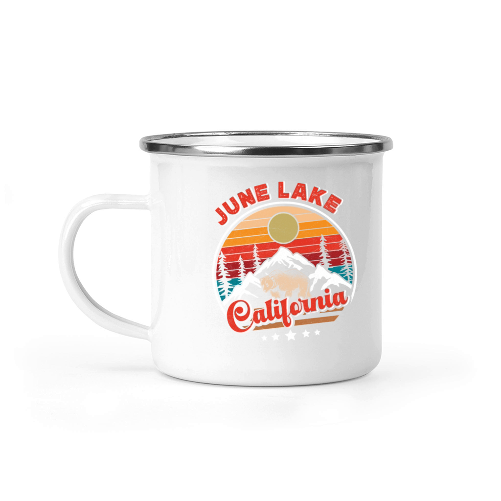 JUNE LAKE CALIFORNIA Nevada June Lake USA Camping Mug