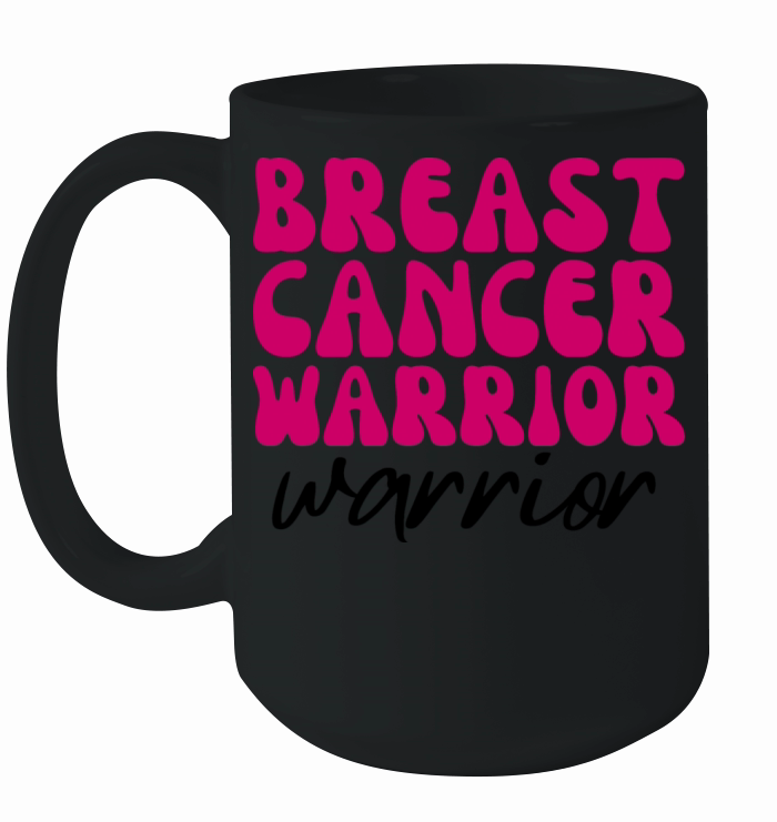 Breast Cancer Warrior Support Breast Cancer Ceramic Mug