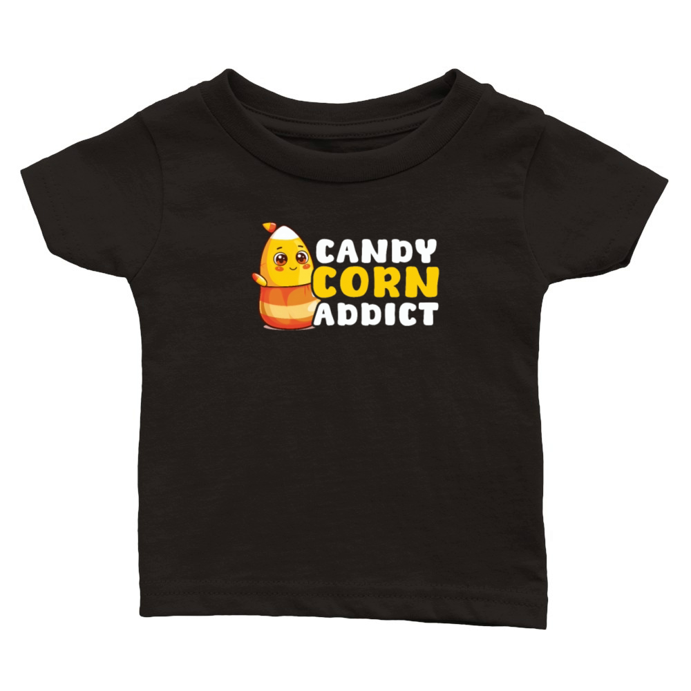 Candy Corn Candy Corn Addict Classic Baby Crewneck T-shirt