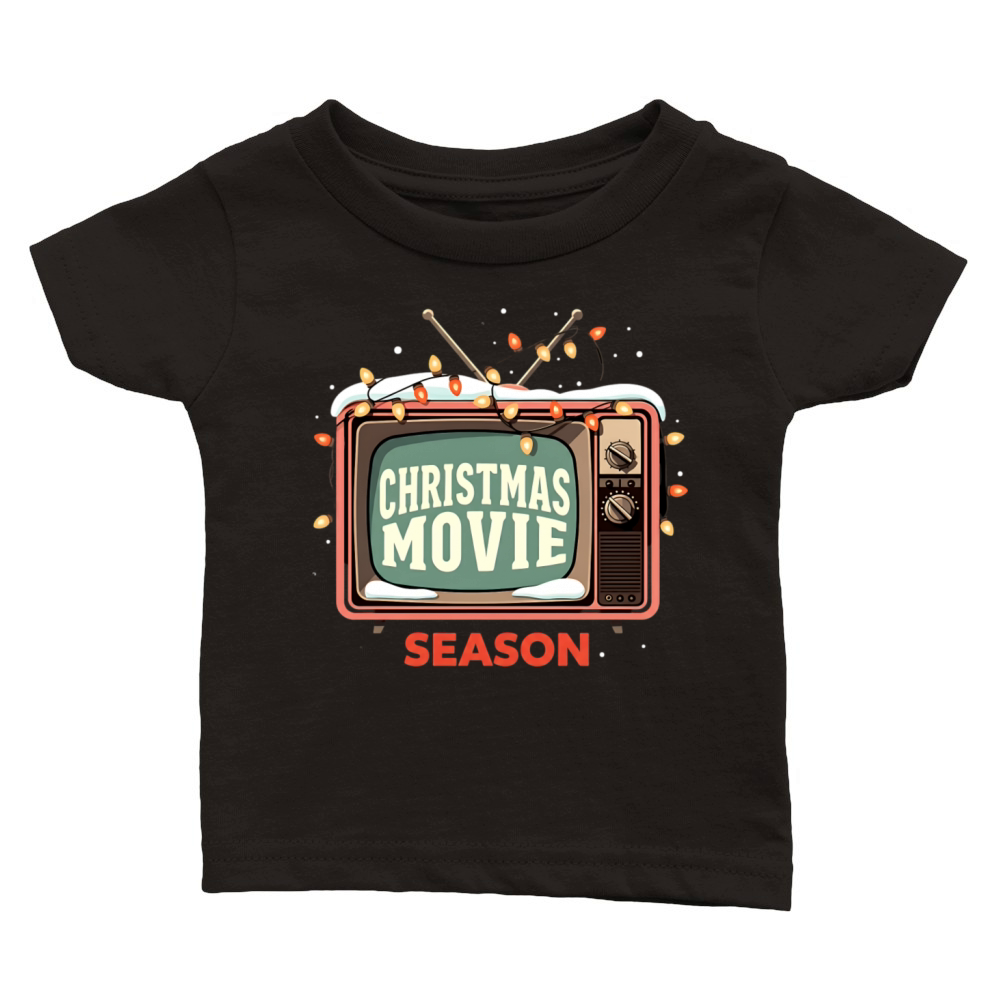 Christmas Movie Season Classic Baby Crewneck T-shirt
