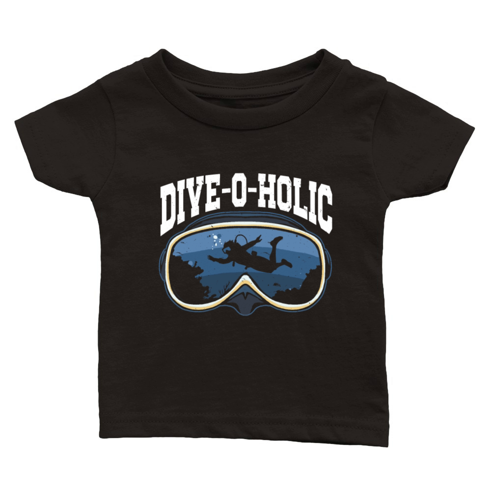 Scuba Diving Diver Classic Baby Crewneck T-shirt