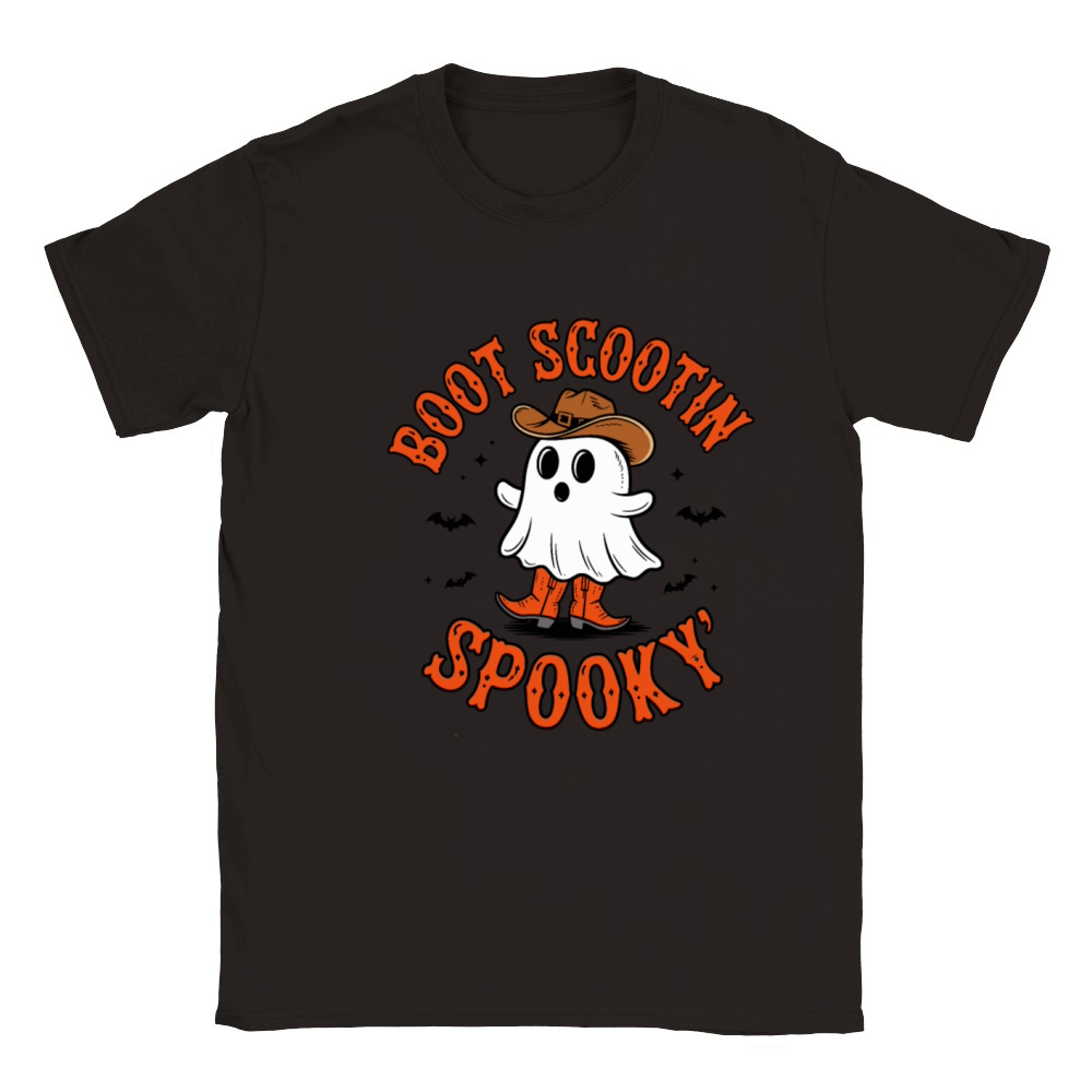 boot scootin spooky Classic Kids Crewneck T-shirt