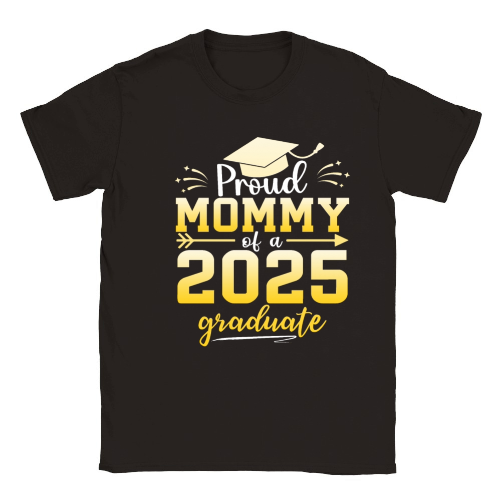 Proud Mommy Of A Class Of 2025 Graduate Graduation Classic Kids Crewneck T-shirt