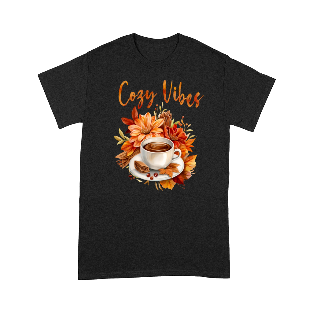 Cozy Vibes - Pumpkin Spice Latte - Fall Season Comfort T-shirt