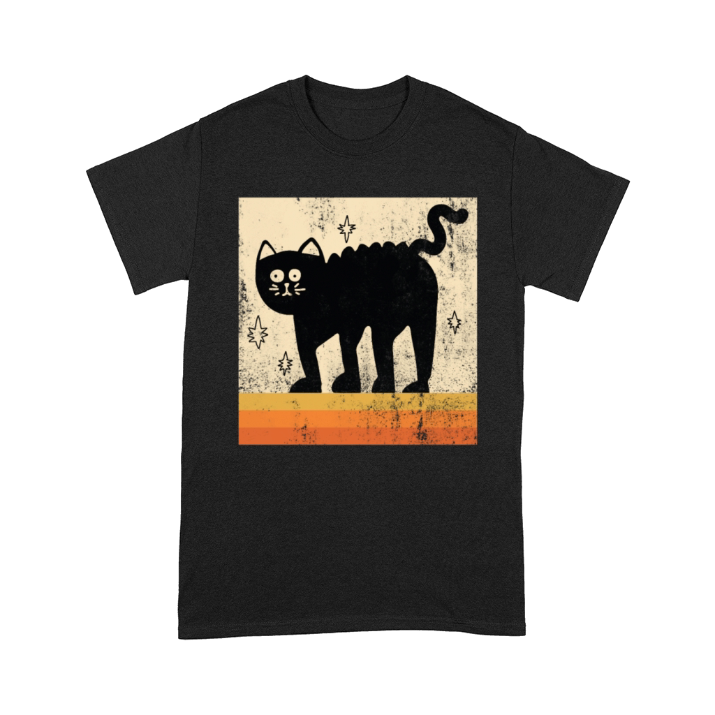 Vintage Style Retro Cat Comfort T-shirt