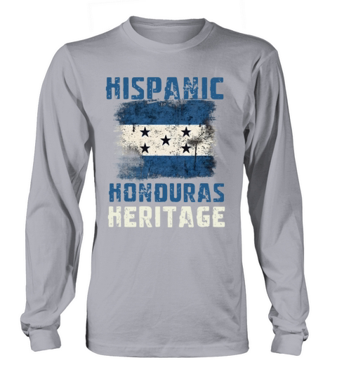 Hispanic Honduras Heritage Mounth Long sleeved Unisex