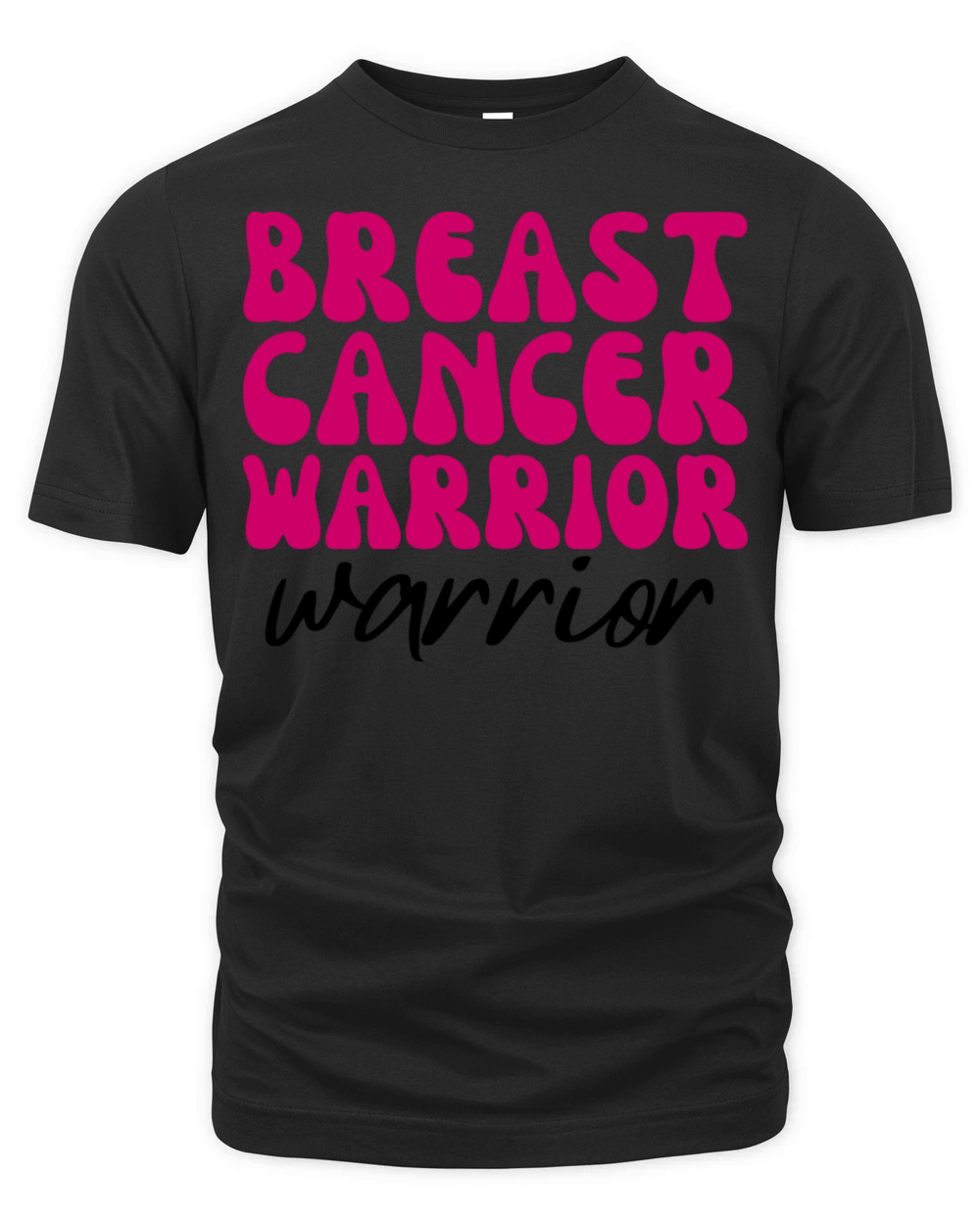 Breast Cancer Warrior Support Breast Cancer Organic Unisex T-shirt