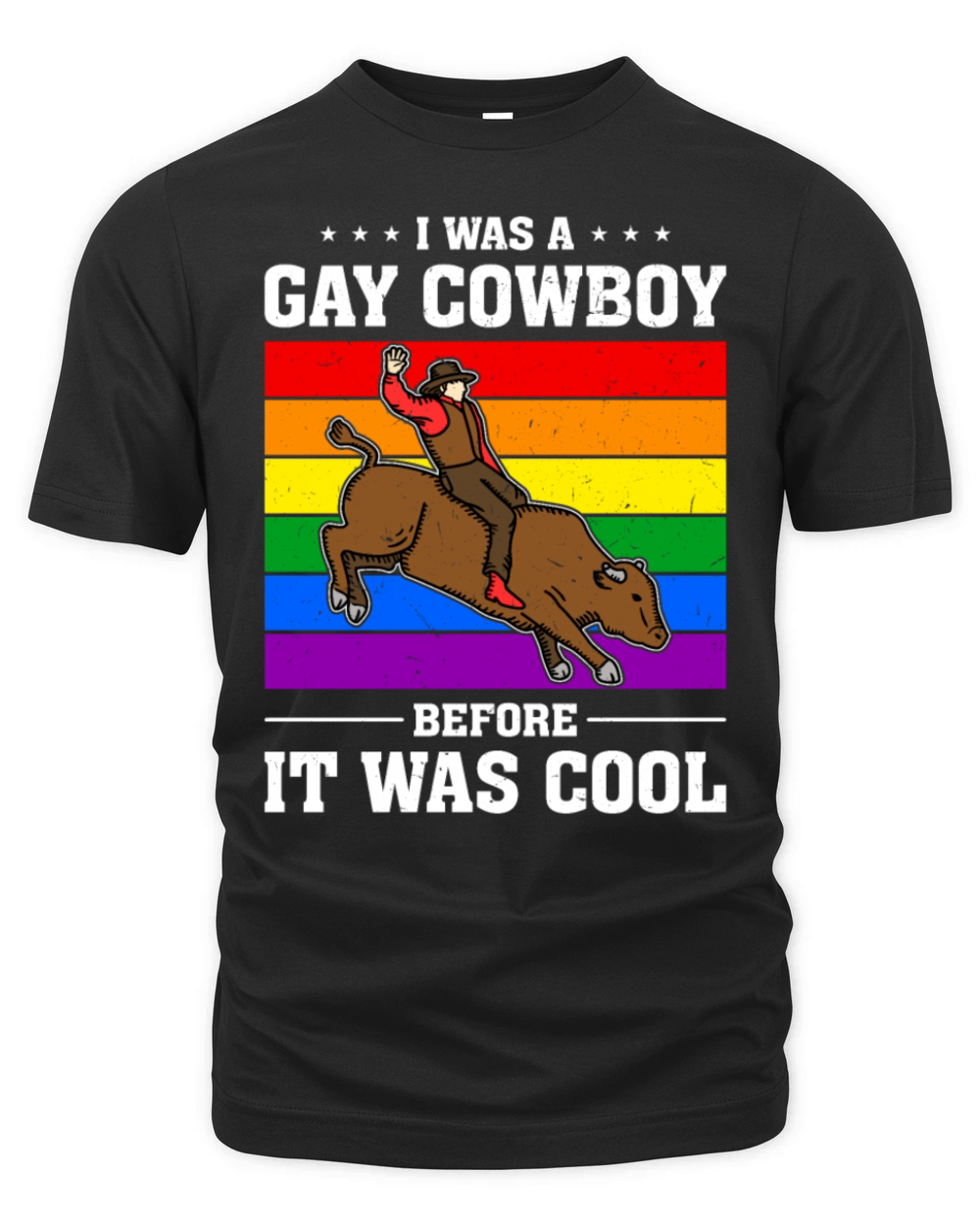 I Was A Gay Cowboy Before It Was Cool Organic Unisex T-shirt