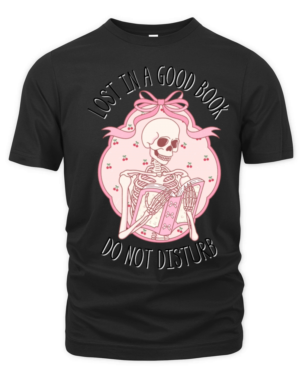 Lost in a Good Book Do Not Disturb Halloween Fall Organic Unisex T-shirt