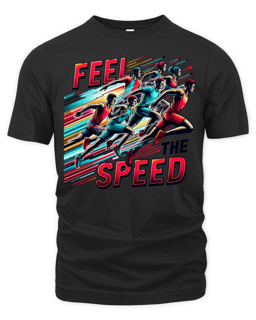 Minimalist Athlete Silhouettes Organic Unisex T-shirt