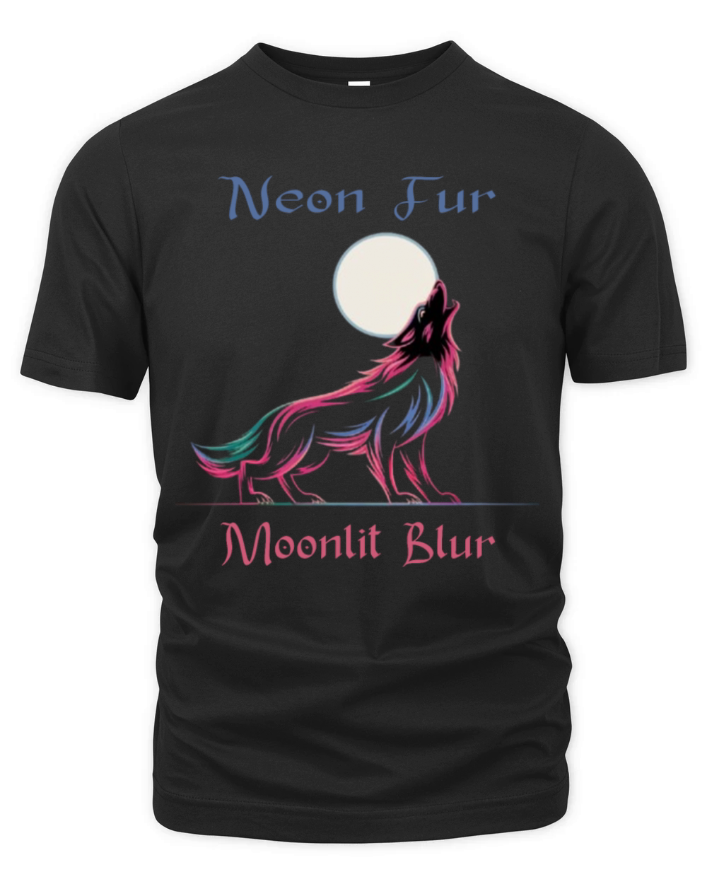 Neon Werewolf Organic Unisex T-shirt