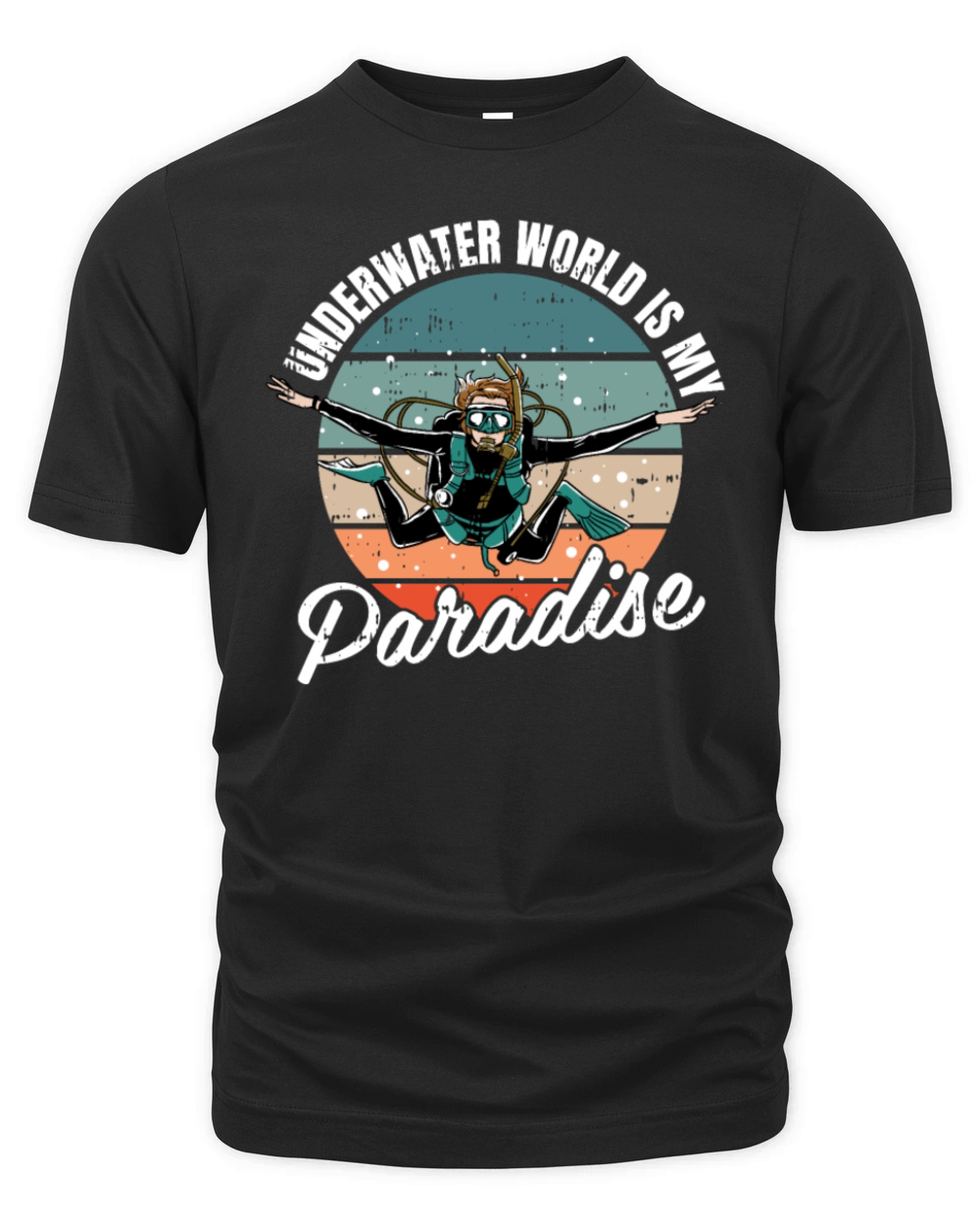 Underwater World Is My Paradise Organic Unisex T-shirt