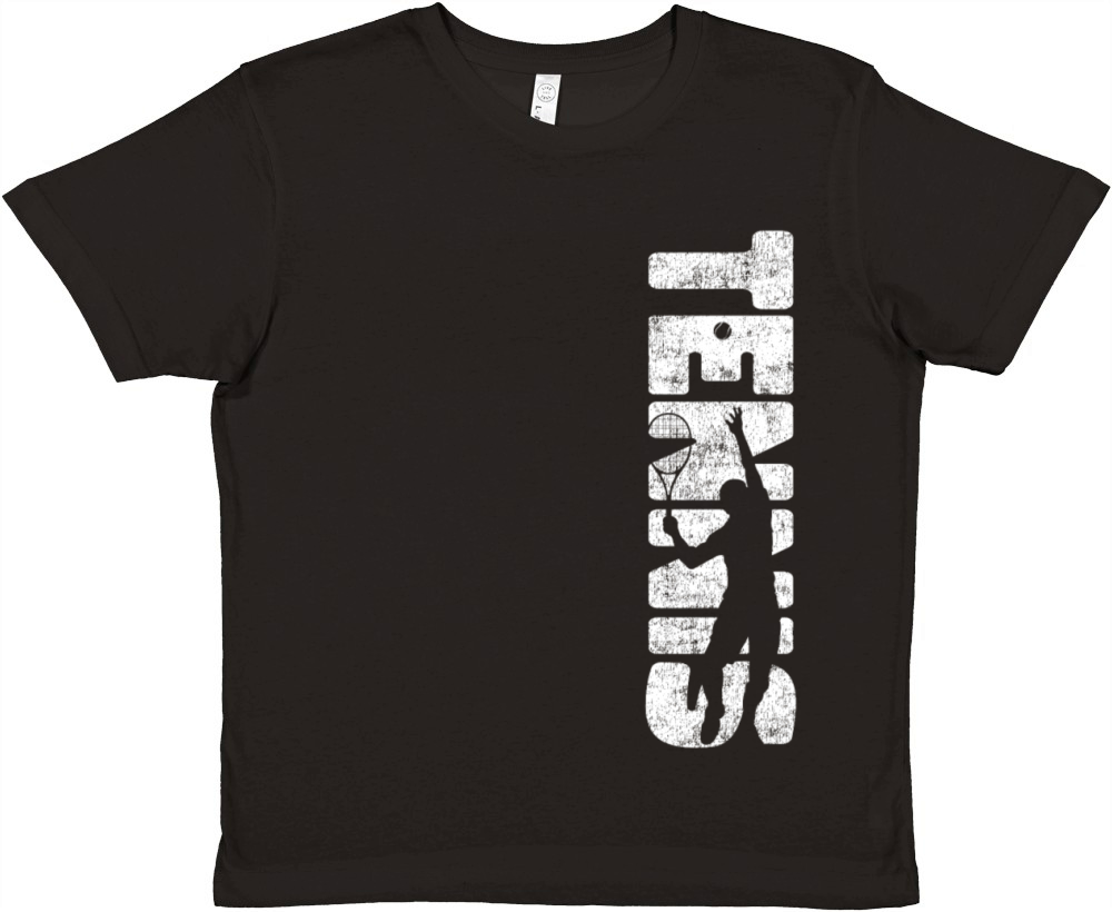 Funny Tennis Player Racket Tennis Premium Kids Crewneck T-shirt