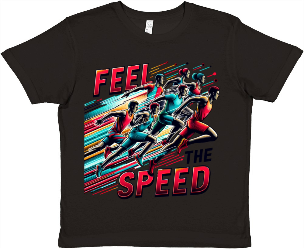 Minimalist Athlete Silhouettes Premium Kids Crewneck T-shirt