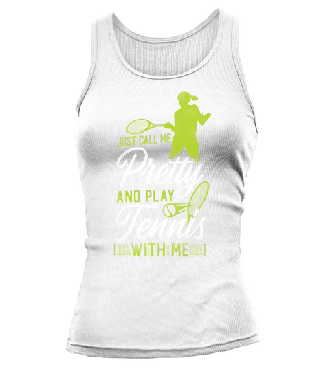 Funny Tennis Player Racket Girl Tank top Woman