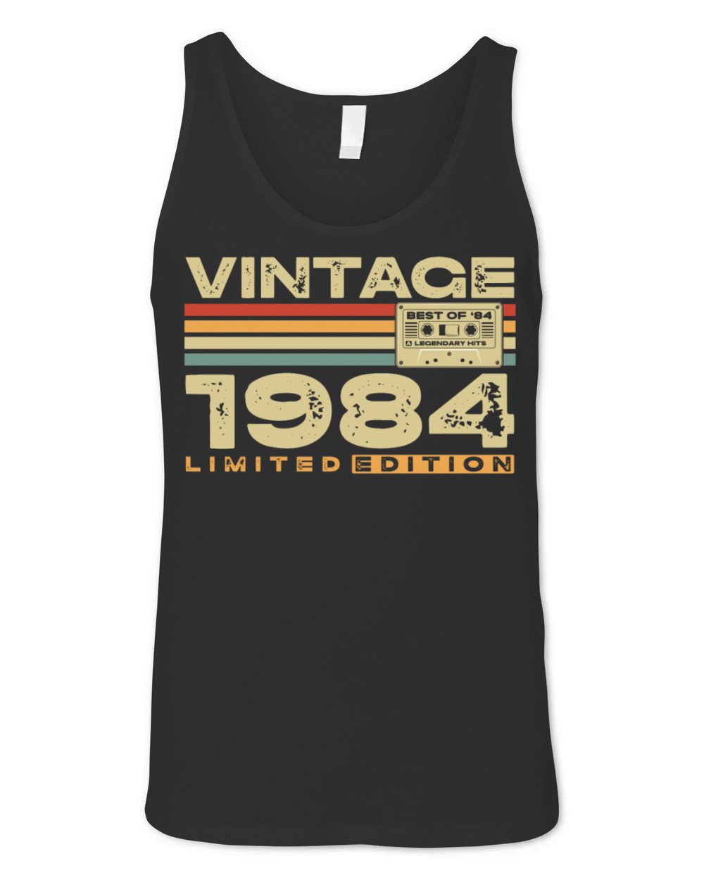 1984 Vintage Retro 40th Birthday Unisex Jersey Tank