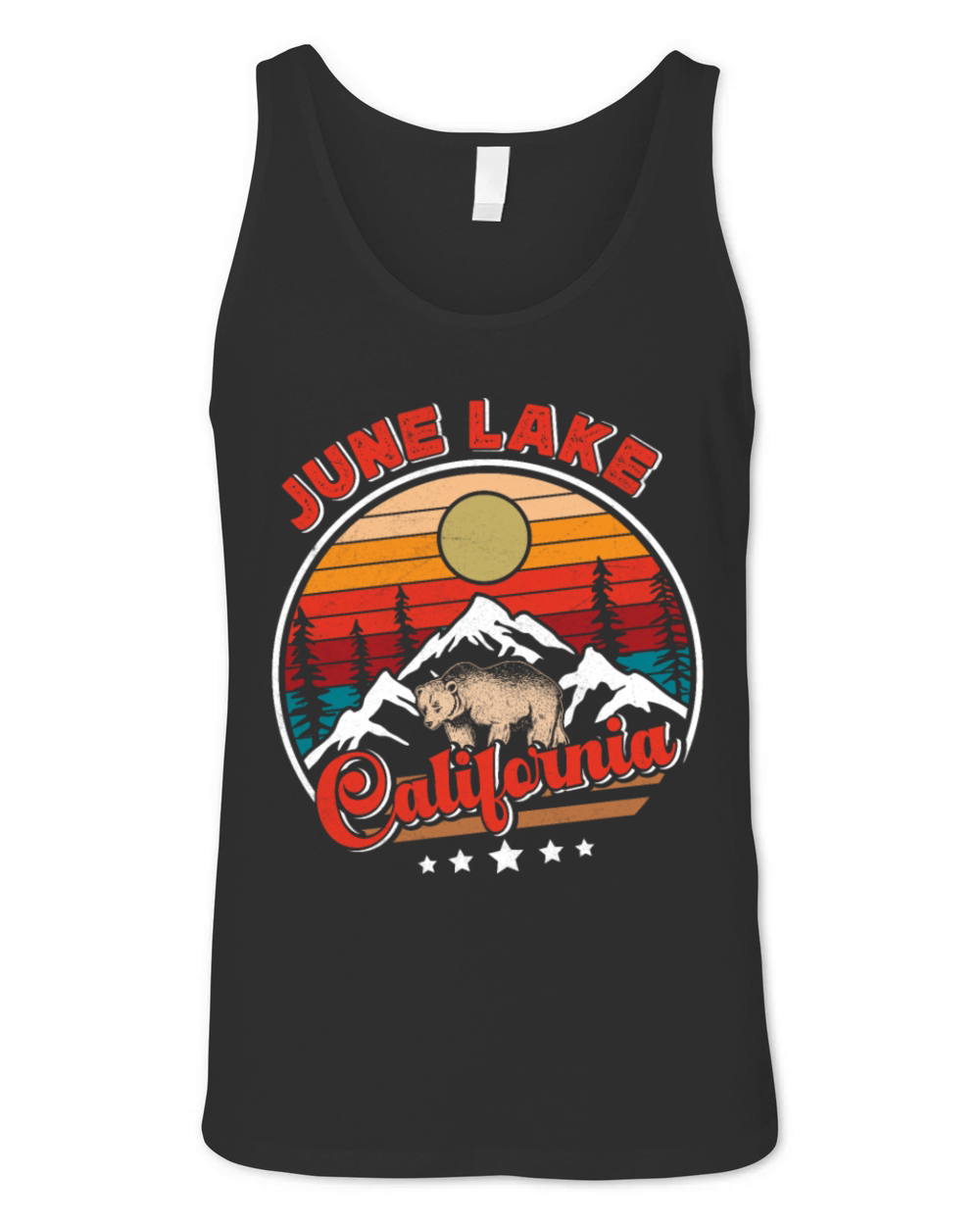 JUNE LAKE CALIFORNIA Nevada June Lake USA Unisex Jersey Tank