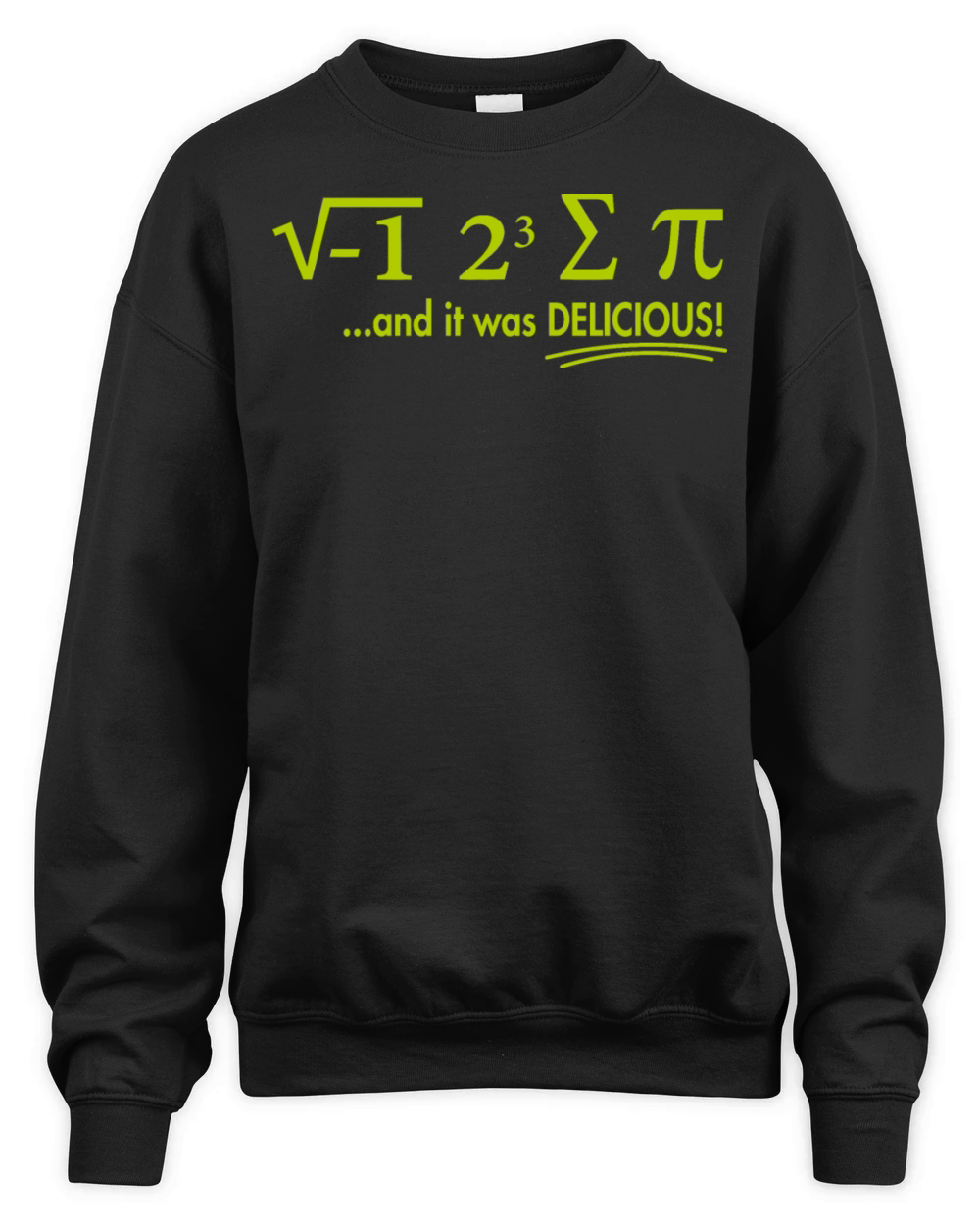 I Ate Some Pie And It Was Delicious 8 Pi Day 1BK2 Unisex Premium Crewneck Sweatshirt